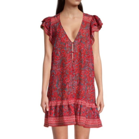 Veronica Beard Dresses & Skirts - Veronica Beard Red and Blue Mini Dress